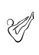 © GRiDEN ARTS STUDIO - PILATES TEASER POSE ILLUSTRATION