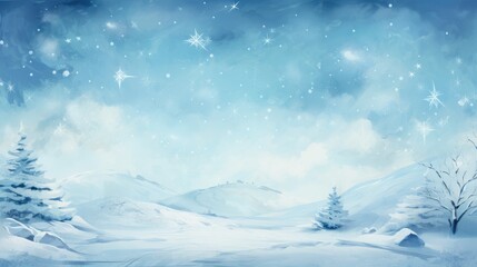 Sticker - Abstract Winter Background