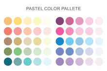 Collection Of Pastel Color Palette
