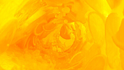 Poster - Splashing orange juice creating twister shape.