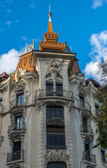 Poster - Immeuble Art Nouveau à Genève, Suisse