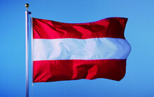 Austria. National Flag Of The Country. In High Quality. High Quality Illustration