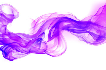 Wall Mural - purple pink color ink paint cloud on transparent background. generative ai