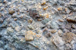 Texture of stones agglutinated with clay