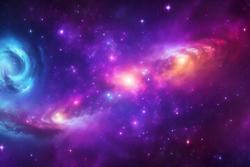 Space galaxy background