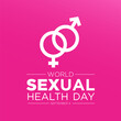 © ReotPixel - World sexual health day is observed every year in september 4. Vector template for banner, greeting card, poster with background. Vector illustration.