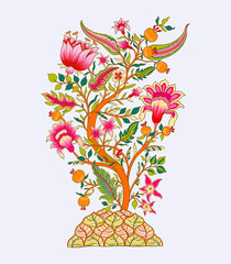 Wall Mural - lotusmughaltree