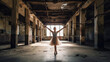 © Robert Kneschke - Ballerina practicing ballet in an abandoned industrial space