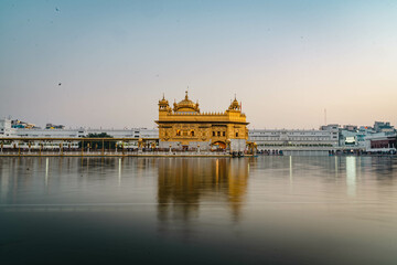 early morning Golden temple view.