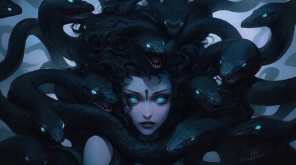 Wall Mural - medusa gorgon