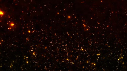 Wall Mural - particles fireworks in the night sky animation loop 4k 60fps