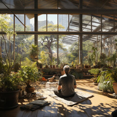 Wall Mural - greenhouse with plants