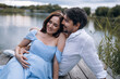 © Mykhailovskyi - happy family waiting for a new family member. happy pregnancy. big