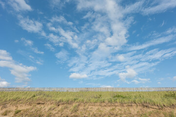 Wall Mural - 青空と雲　海岸の風景