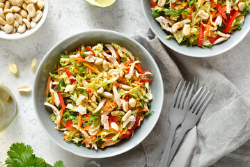 Thai style chicken salad