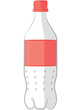 Soft Drink Empty Cola Plastic Bottle