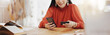 © Wesley/peopleimages.com - Woman hands, credit card and phone for business online shopping, trading or fintech payment in office startup. Professional person typing bank information on cellphone for website loan or transaction
