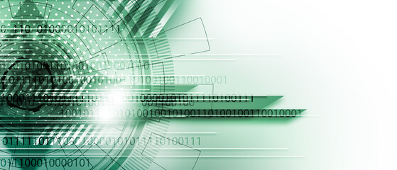Internet background of illustration layered