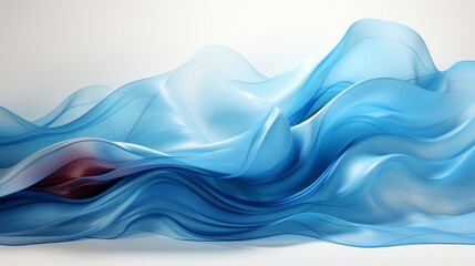 Smooth blue motion wave background
