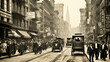 © serperm73 - Vintage illustration of New York from the early 20th century.