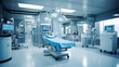 © serperm73 - New modern equipment and devices in a medical clinic. Hospital interior. AI generated.