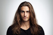 © Anastasiia - Man With Long Hair And Black Shirt