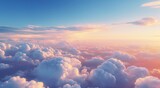 Fototapeta Niebo - sky with clouds, sky and clouds, scenic view of clouds in the sky
