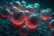 A group of adipose cells. Generative AI