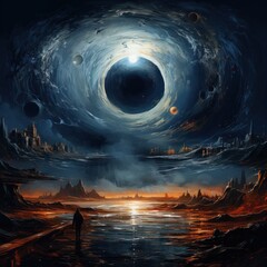 Wall Mural - space background