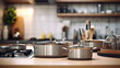 © Aleksandr - cookware kitchen  in modern gourmet kitchen  banner