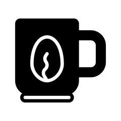 coffee icon, outline color icon style