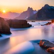 © Misbah - sunset in the mountains