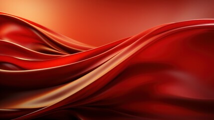 Wall Mural - Red background, red and gold color scheme, celebration atmosphere, government affairs,