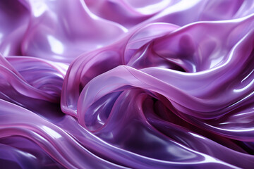 Aufkleber - Beautiful abstract purple Tunnel background of plastic cellophane bag. Generative AI technology.