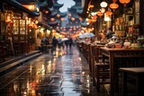 Fototapeta Uliczki - Navigating through the bustling streets of Chinatown - stock photo concepts