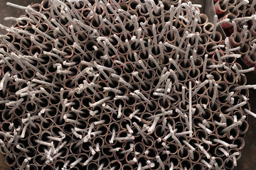 close up of chains