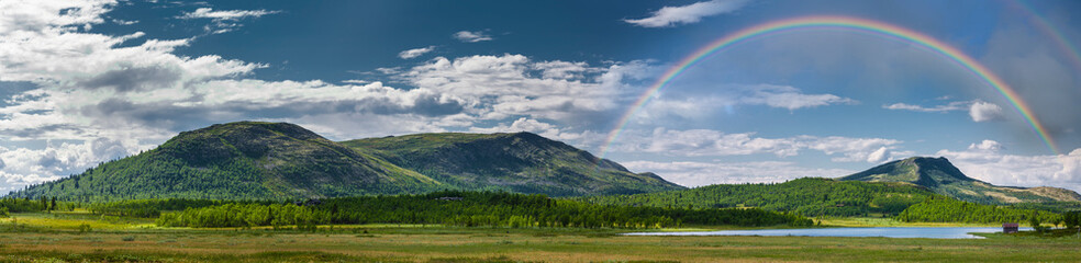 Wall Mural - Norwegische Landschaft im Rondane Nationalpark bei Venabu