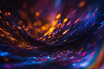 Wall Mural - an abstract visualization of dark matter its manifestation in this world