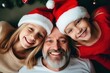 © Anatolii - Christmas. Family. Happiness. Top view of dad mom
