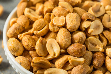 Wall Mural - Organic Roasted and Salted Peanuts