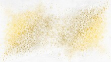 Gold Dust With White Background. White Golden Background. Formal Card, Wedding, Invitation Gold, Royal, White Background. Golden Dust With White Background.