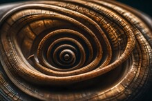 Background With Spiral Snail