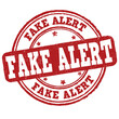 Fake alert grunge rubber stamp