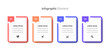 © Kamaroz Shidiq - Vector Infographic Business with Thin Line, Rectangle Label, Icon and 4 Numbers for Presentation