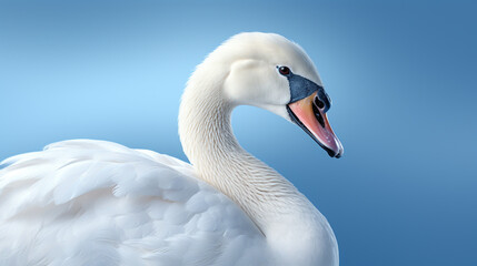 Poster - mute swan cygnus olor HD 8K wallpaper Stock Photographic Image