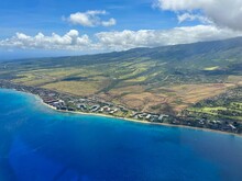Aerial View Of Lahaina, Maui (Hawaii) Before The Wildfires In 2023