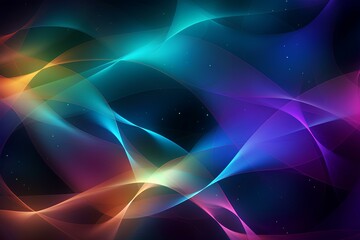 Wall Mural - modern fractalized background. generative ai