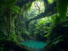 Tropical Forest In The Jungle