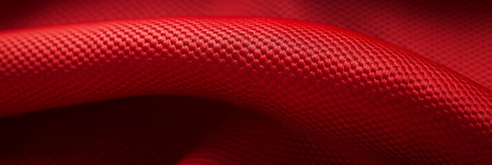 Sticker - Red sports suit fabric background 