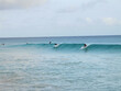 African people surfing in Cape Verde